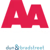 Logo: AA-rating fra Dun & Bradstreet, høj kreditværdighed 2022-2026
